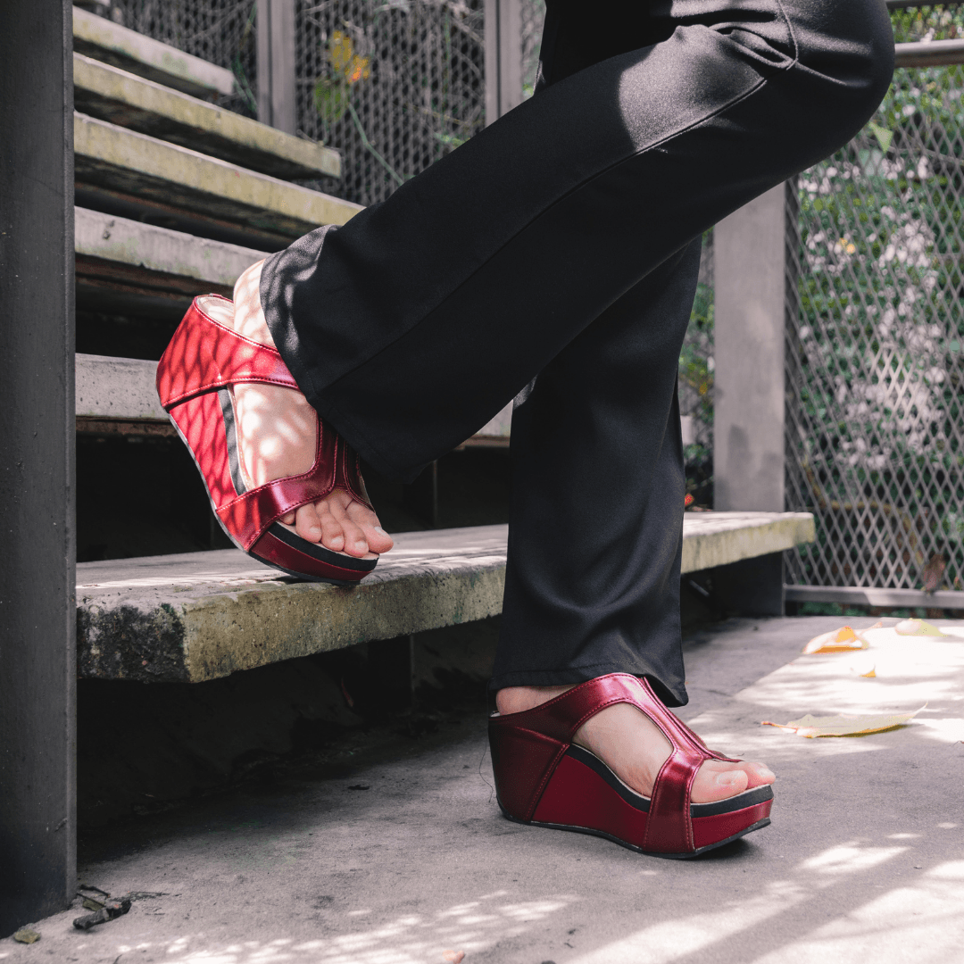 Different types of wedges 2025 shoes