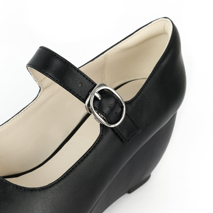 Ruby Mary Jane Buckle Wedge