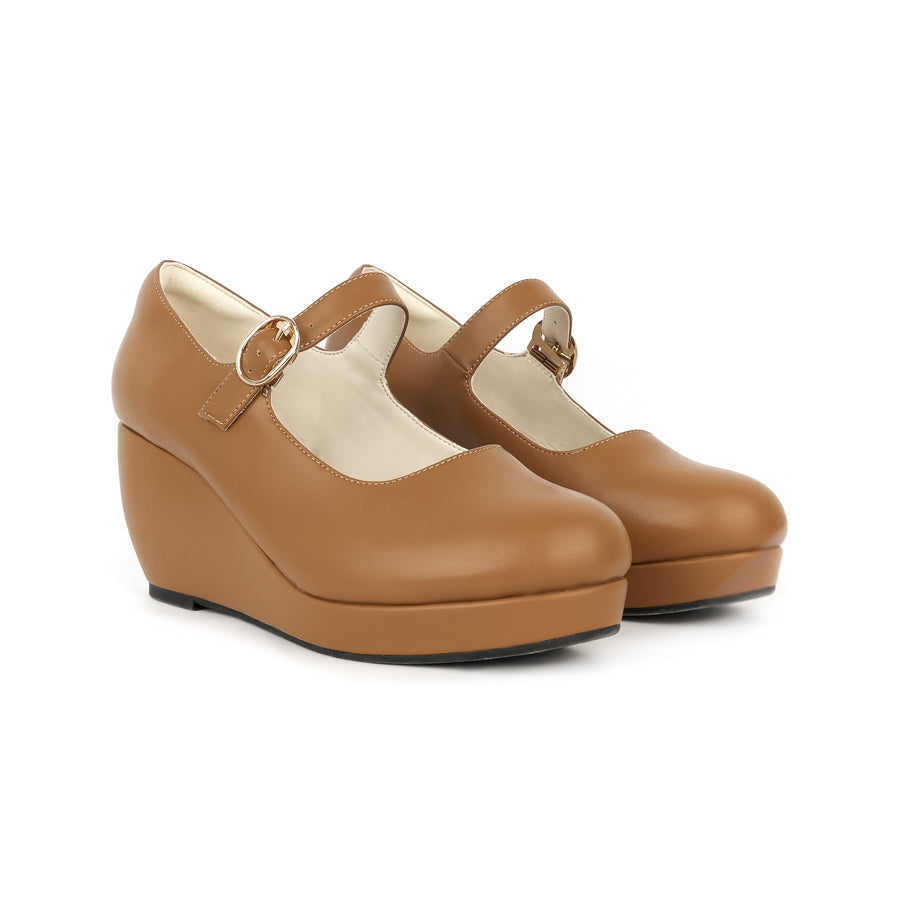 Ruby Mary Jane Buckle Wedge