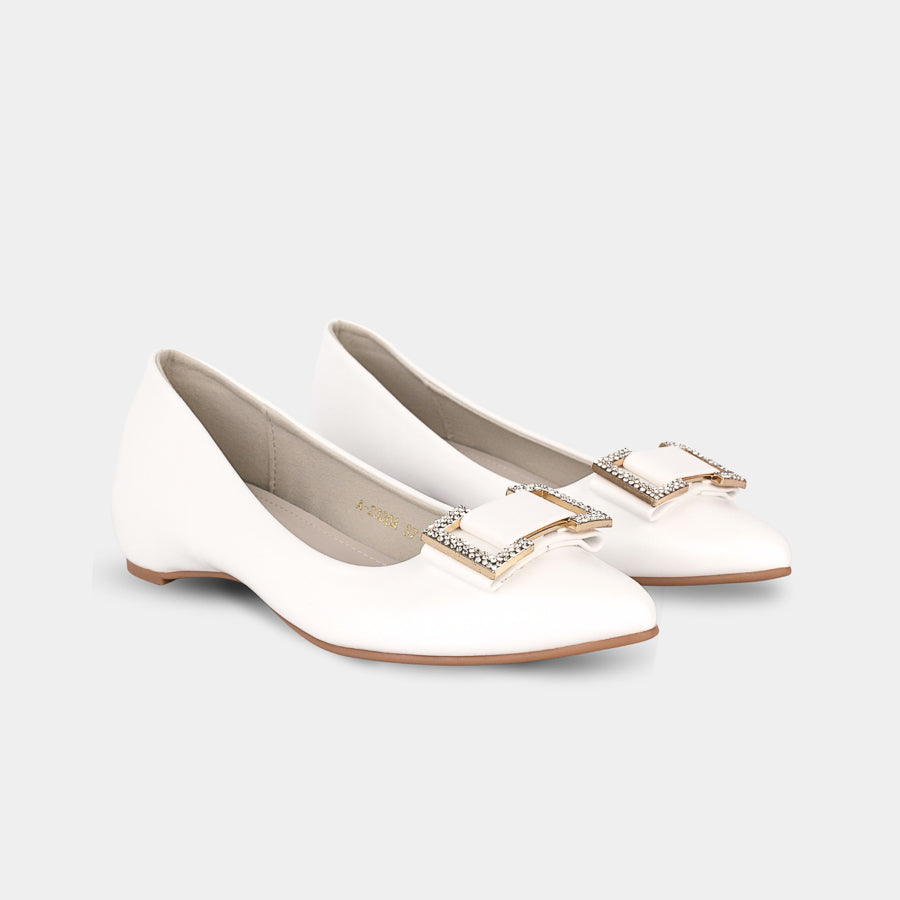 Ayra Diamond Ballerina Flats