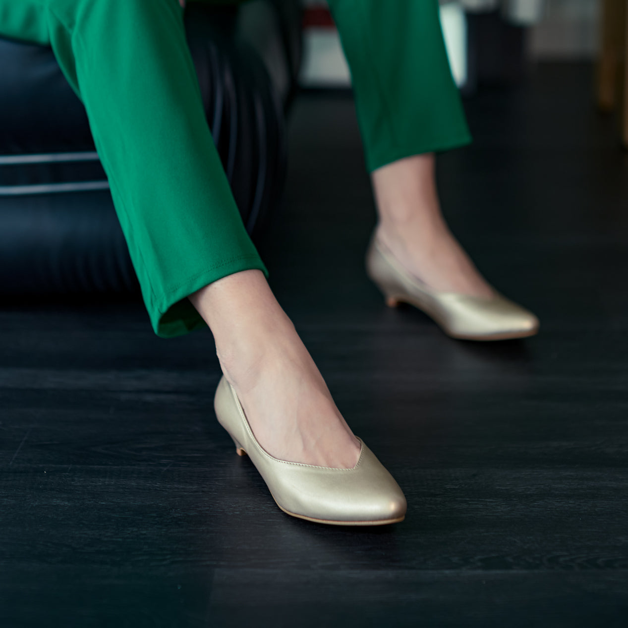 Vienna X Pointed Kitten Heel