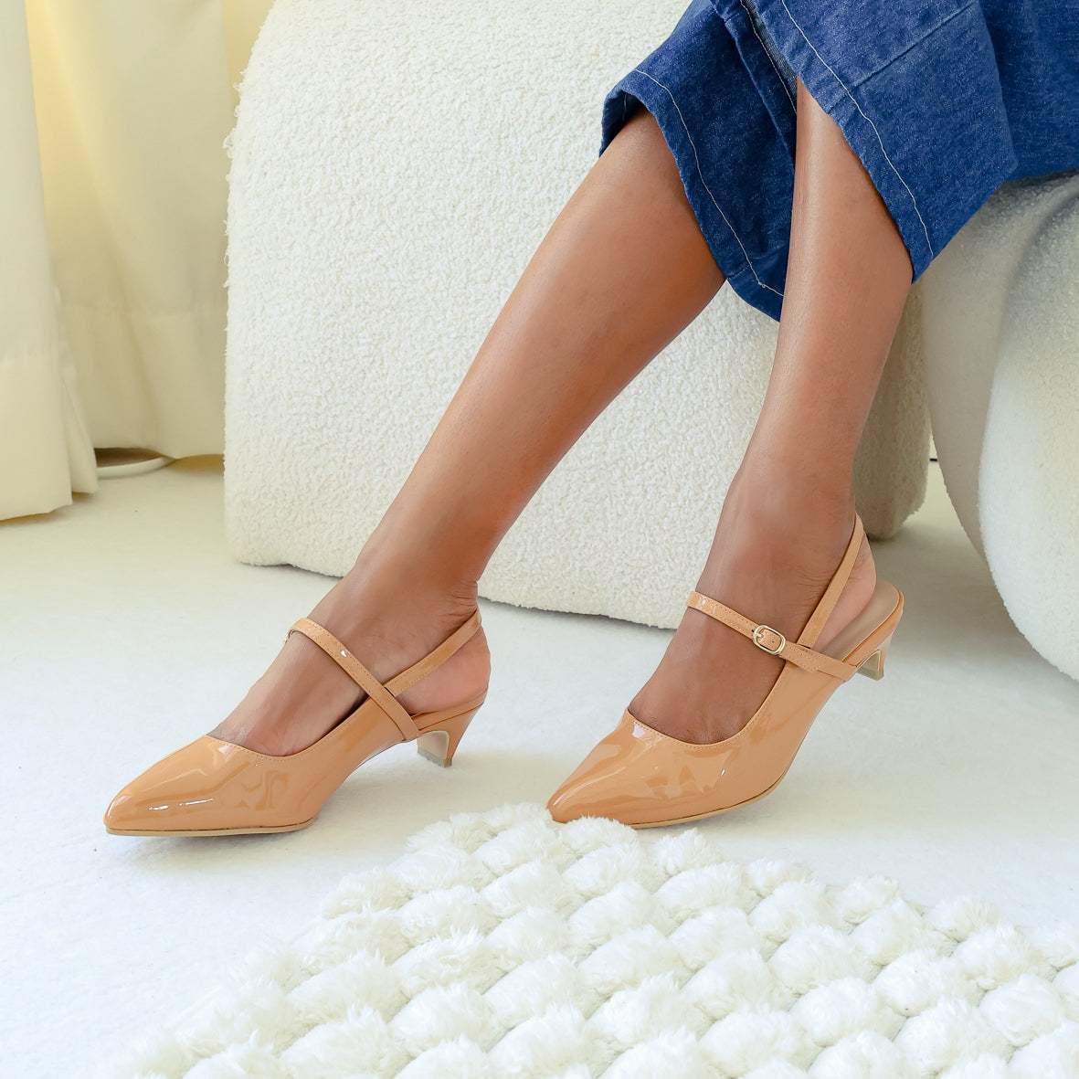 Sera Slingback Mary Jane Heel