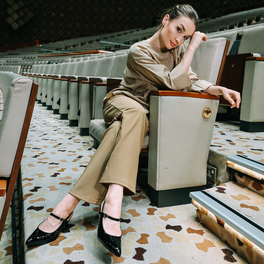 Sera Slingback Mary Jane Heel