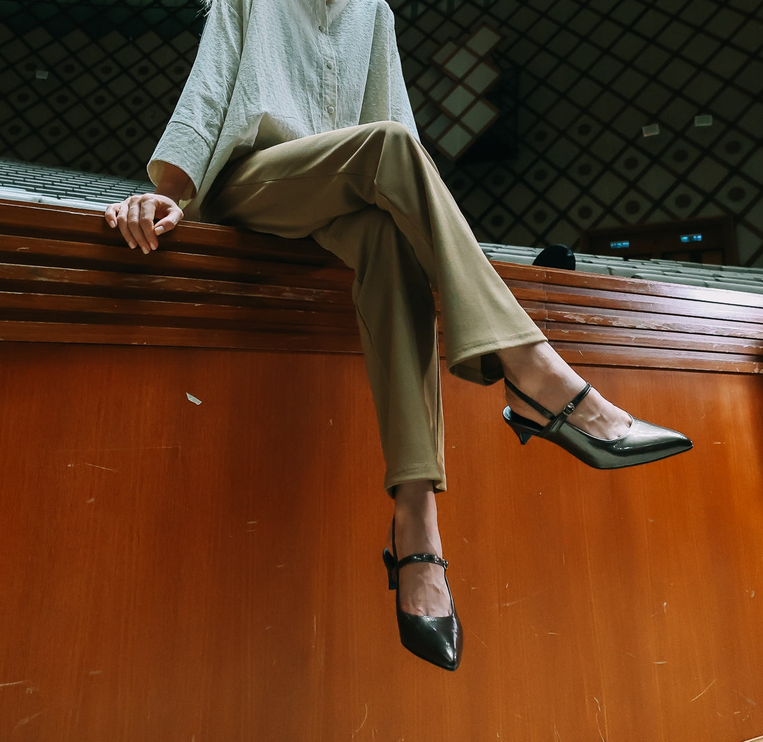 Sera Slingback Mary Jane Heel