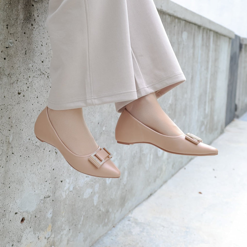Ayra Diamond Ballerina Flats