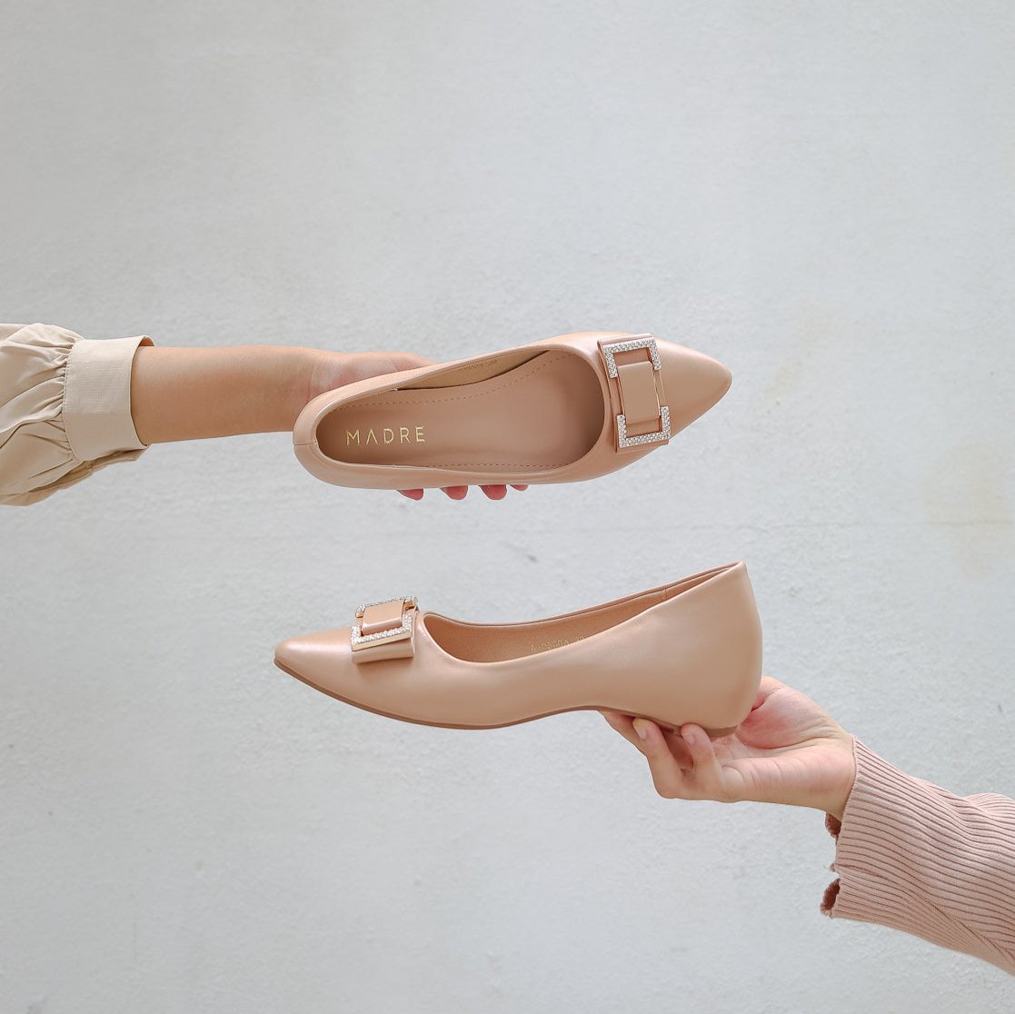 Ayra Diamond Ballerina Flats