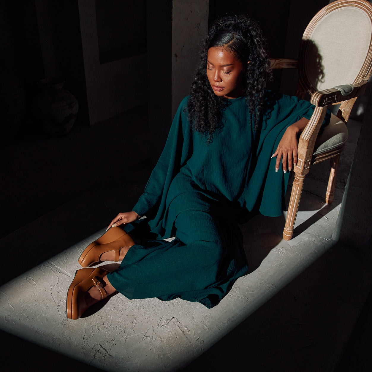 Ruby Mary Jane Buckle Wedge