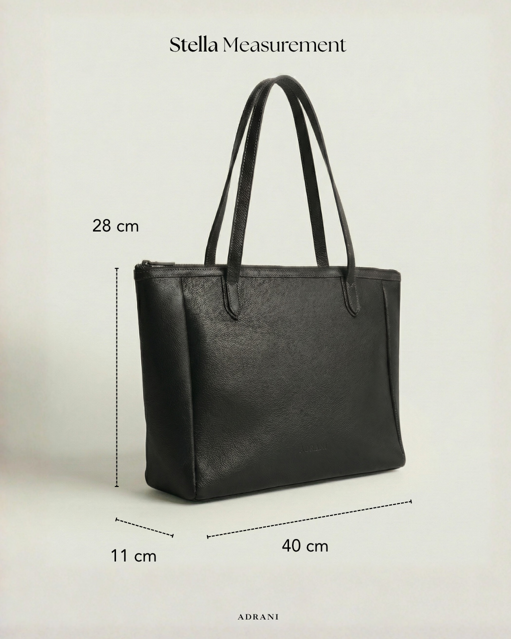 Stella Leather Tote Bag by ADRANI