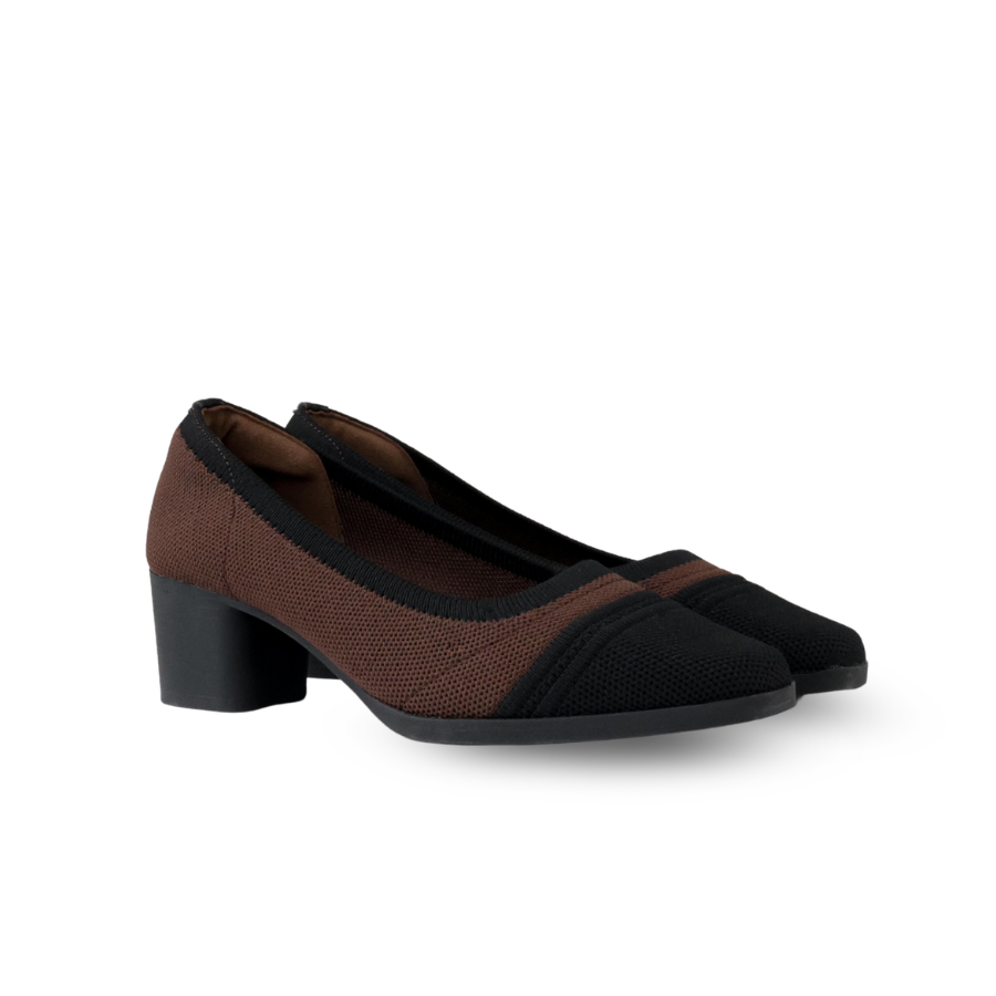 Twyla Knit Block Heel