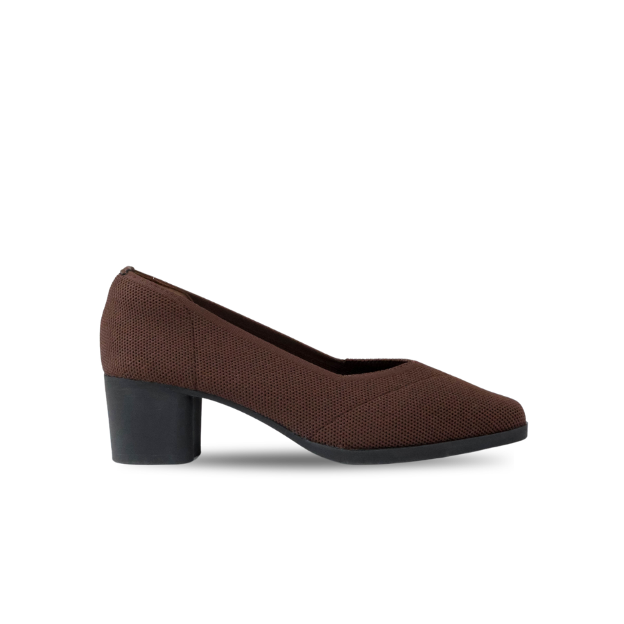 Emma Knit Block Heel