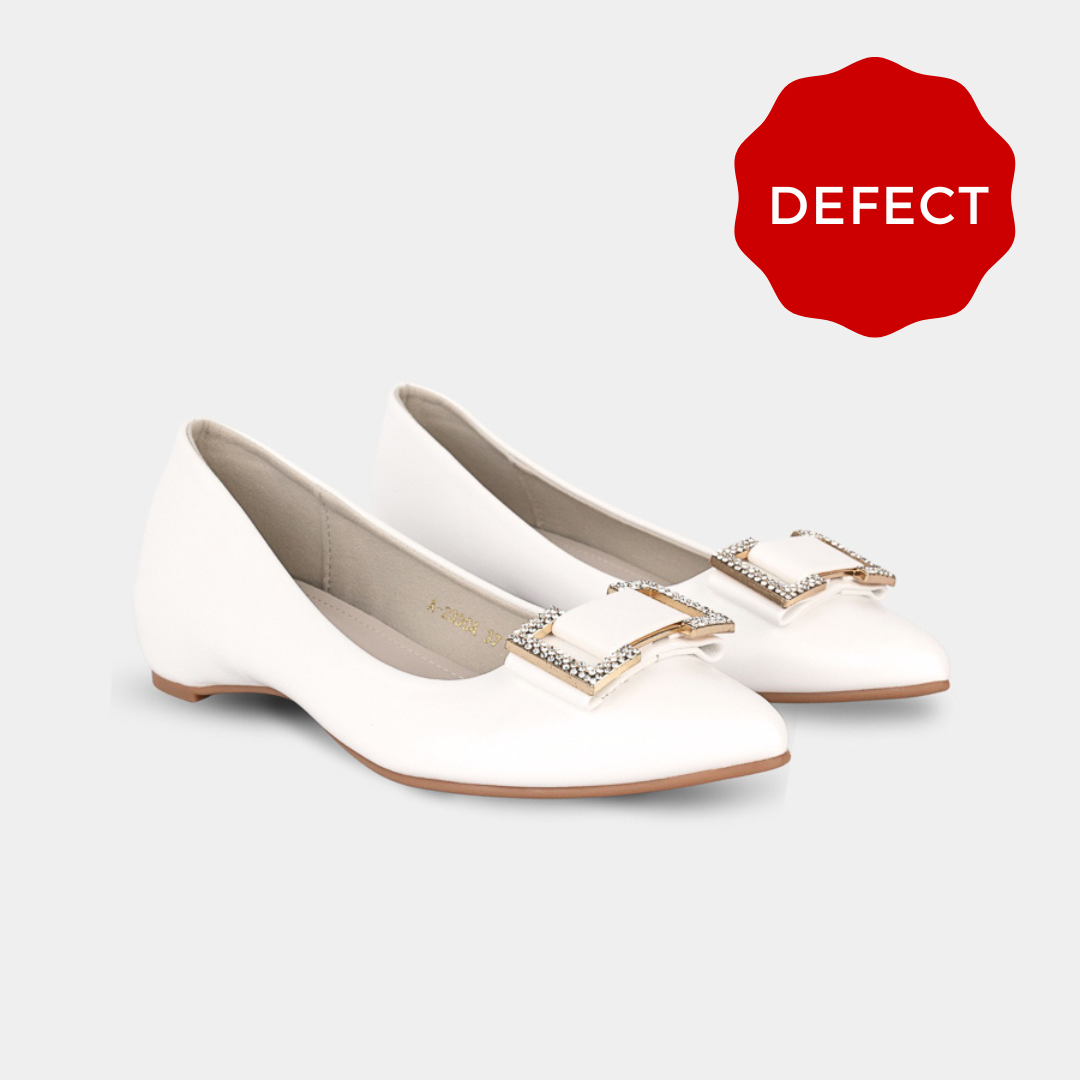 Defect Ayra Diamond Ballerina Flats