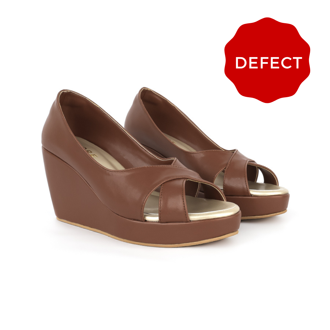 Defect Rossa Peep Toe Wedge