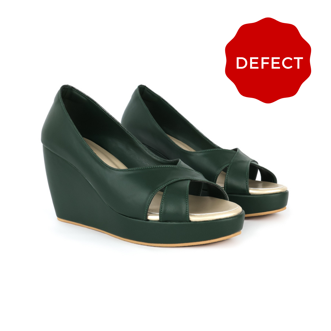 Defect Rossa Peep Toe Wedge