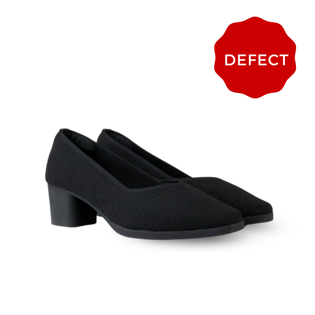 Defect Emma Knit Block Heel