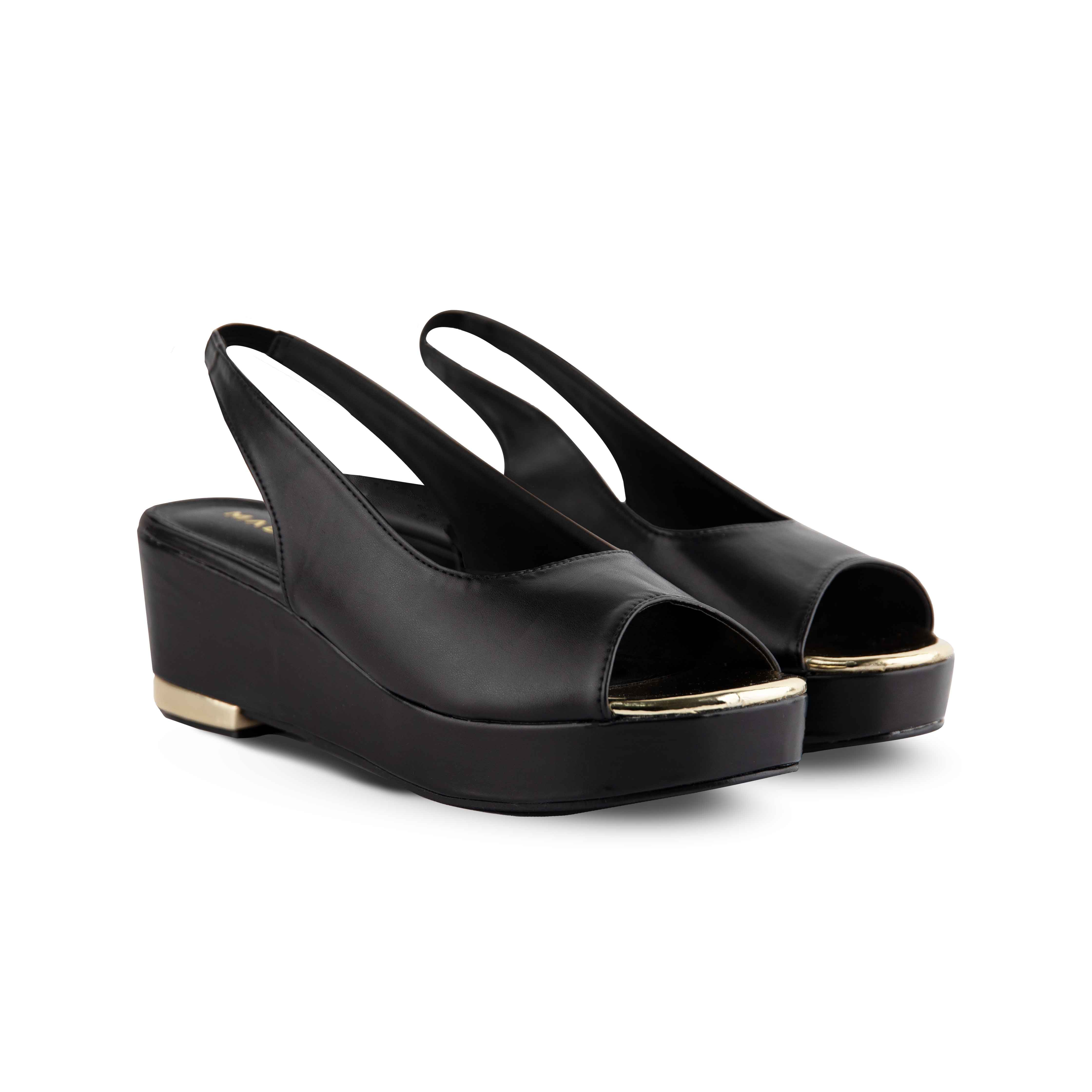 Dhea Slingback Peep Toe Wedge