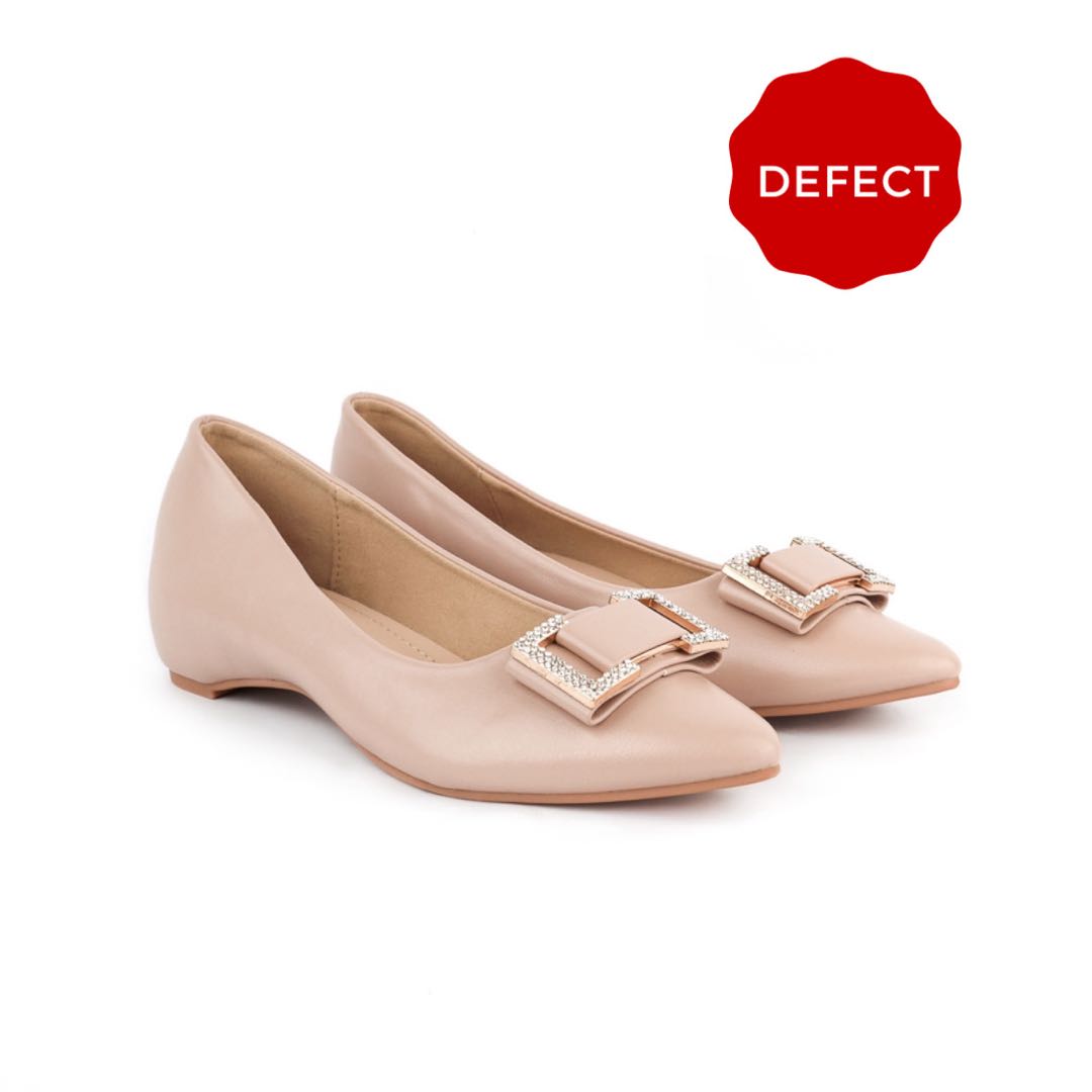 Defect Ayra Diamond Ballerina Flats