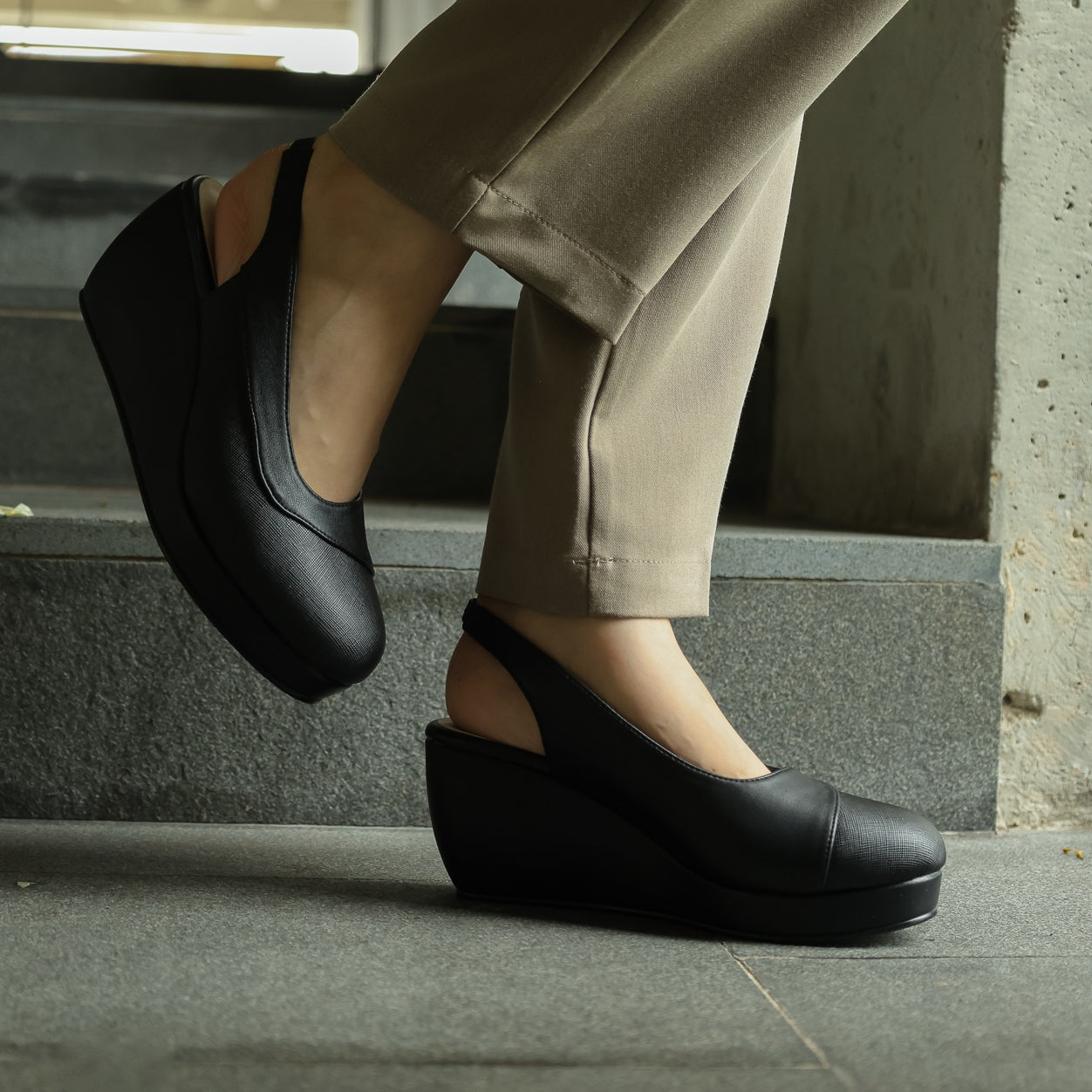 Kayla Slingback Wedge