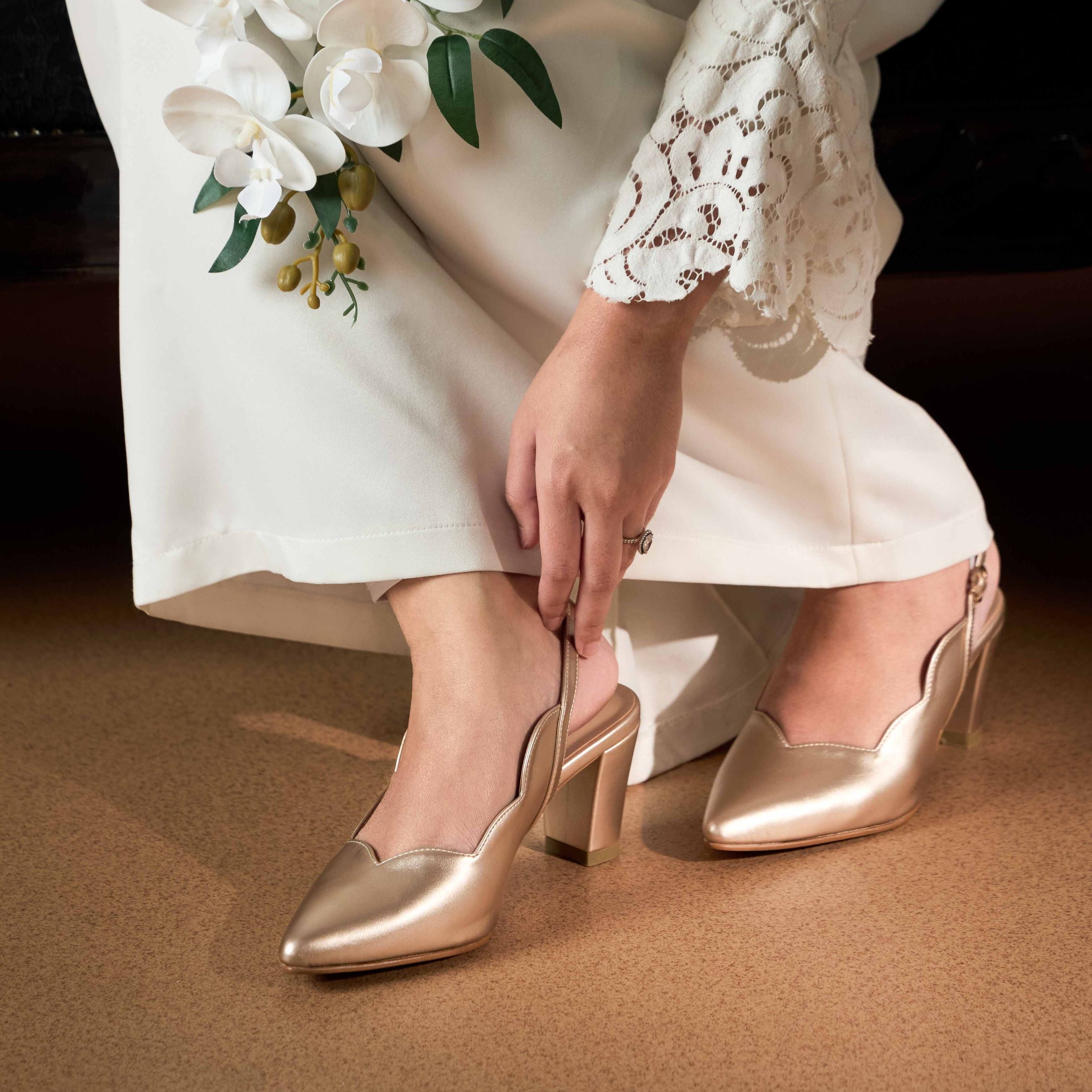 Lilea Pointed Slingback Heel