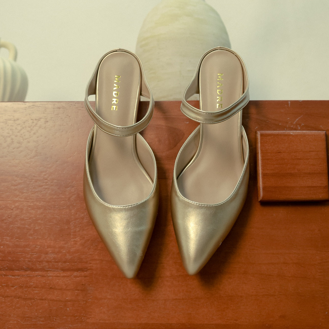 Mayra Mary Jane Pointed Heel