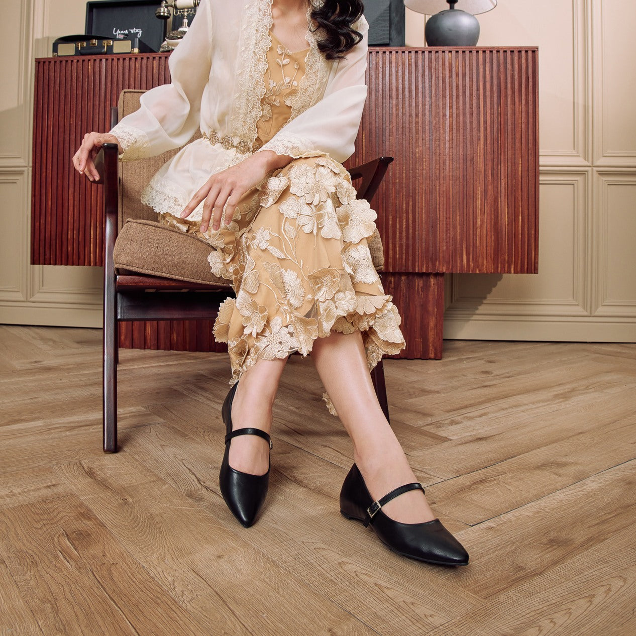 Nelly Mary Jane Ballerina Flats