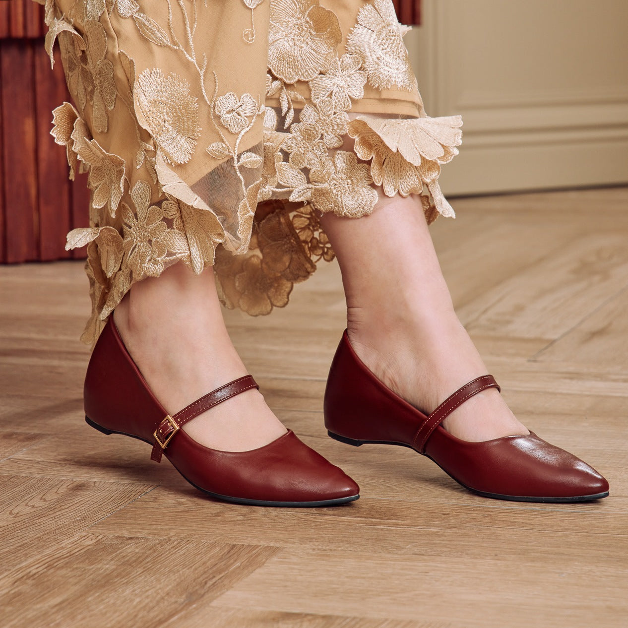 Nelly Mary Jane Ballerina Flats