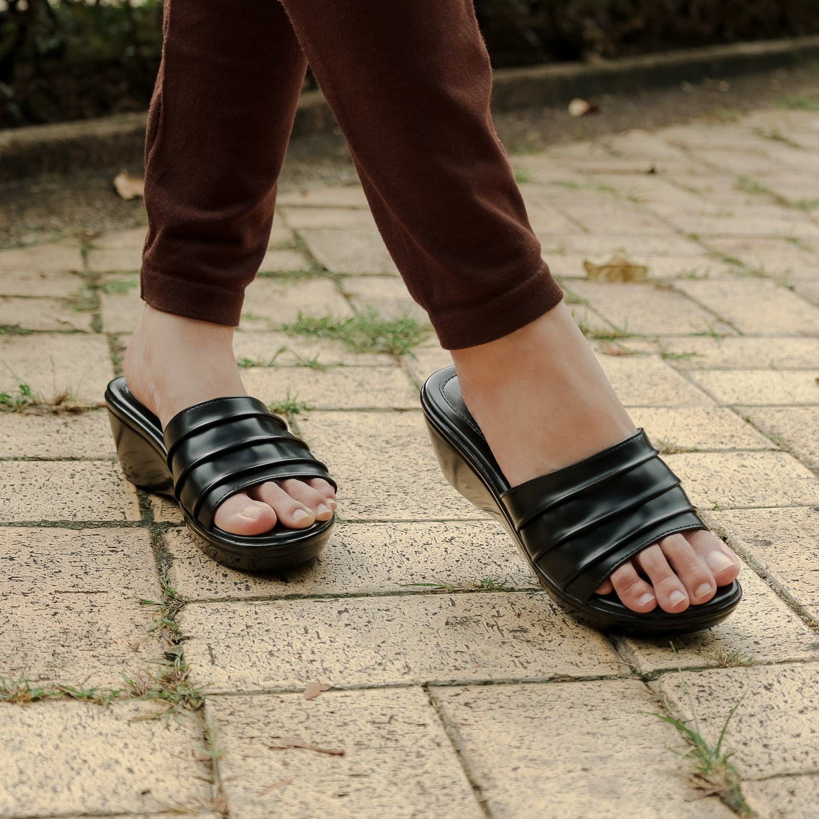 Selma Pleated Sandal