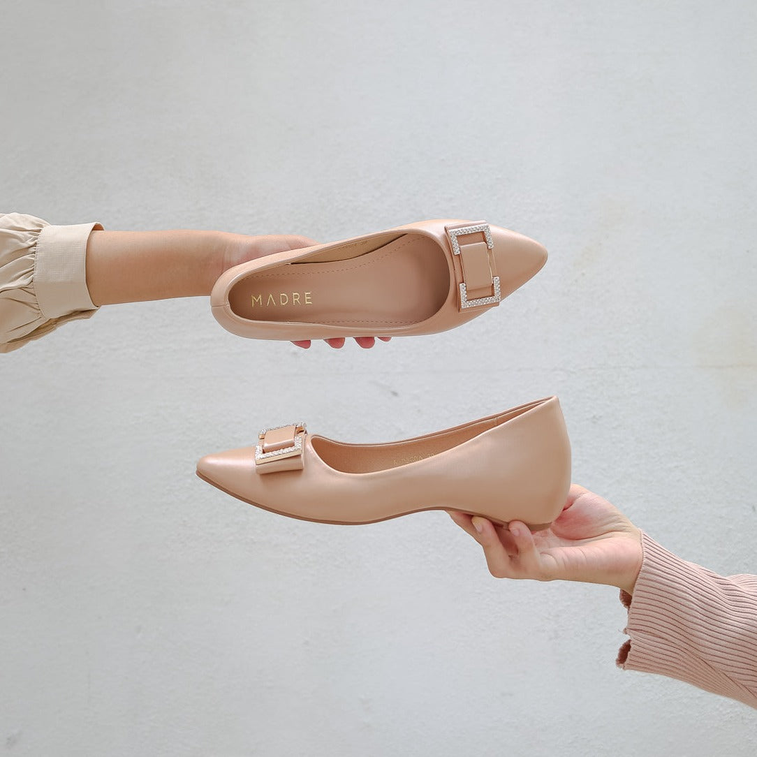 Defect Ayra Diamond Ballerina Flats