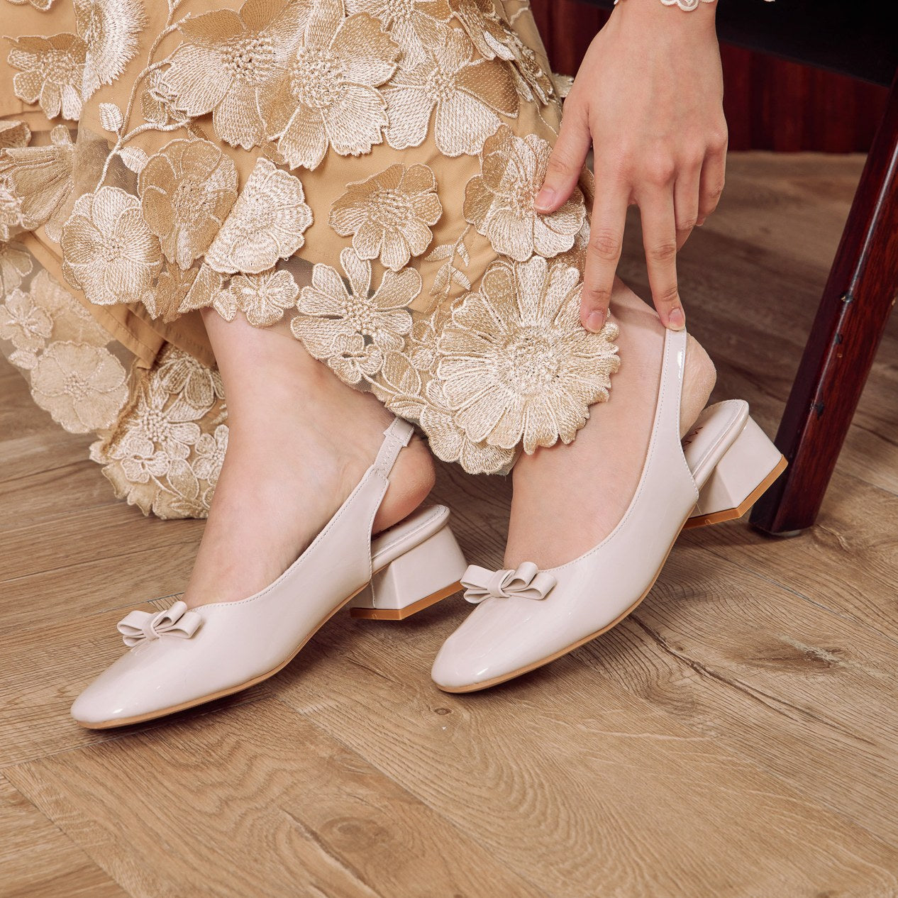 Clara Slingback Pump Heel