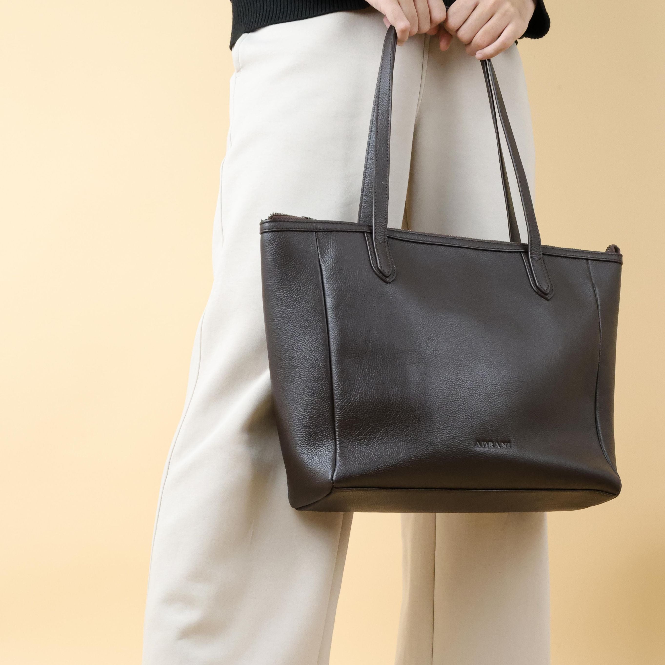 Stella Leather Tote Bag by ADRANI