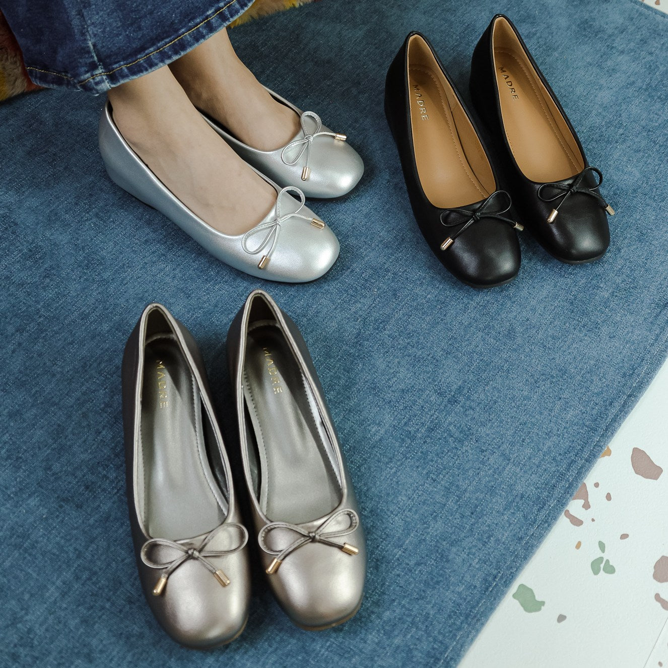 Suri Ribbon Ballerina Flats