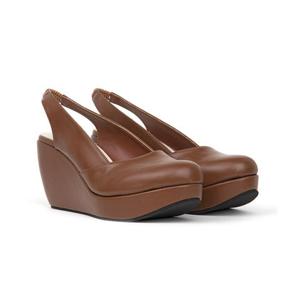 Reana Wedges Madre 35 Chocolate 
